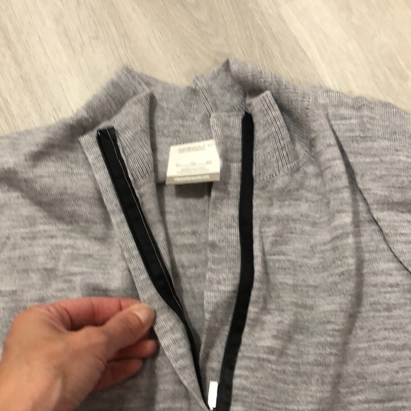 Nike golf Marino wool grey pullover sweater - Picture 4 of 5